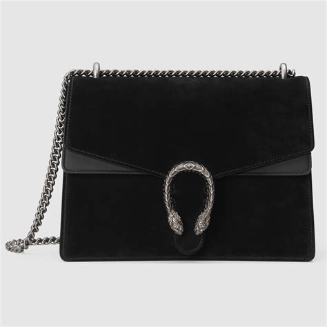 gucci dionysus bag black|gucci dionysus black suede.